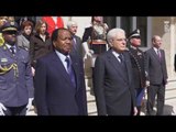 Roma - Il Presidente della Repubblica del Camerun in Visita di Stato (21.03.17)