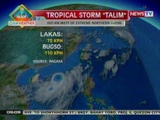 NTG: Weather update as of 9:09 a.m. (June 19, 2012)