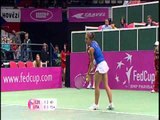 Fed Cup Highlights: Petra Kvitova v Sara Errani