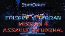 Starcraft Mass Recall - Hard Difficulty - Episode V: Terran - Mission 4: Assault on Korhal