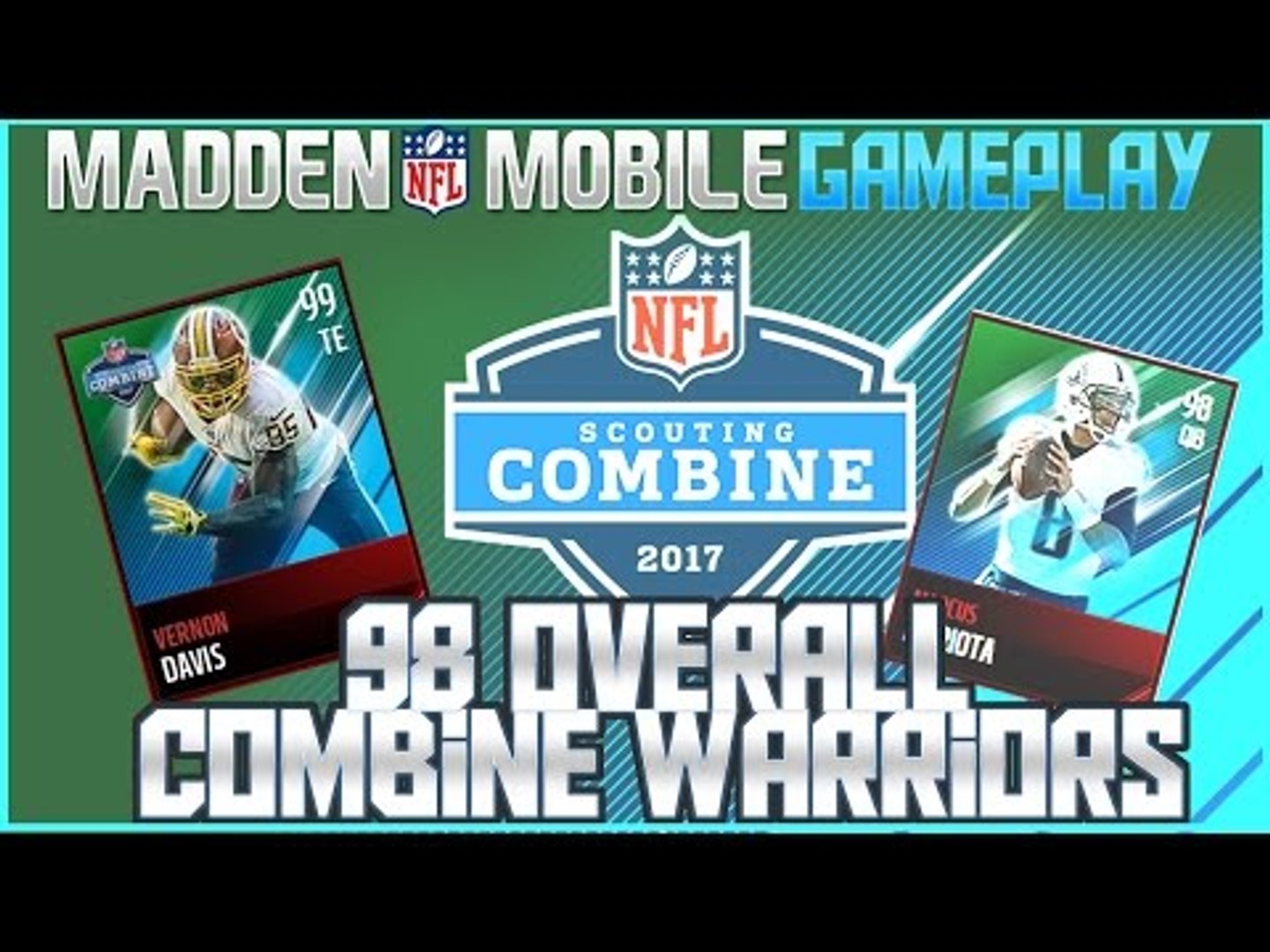 Madden NFL Mobile Gameplay: 98 OVR COMBINE WARRIORS! - video