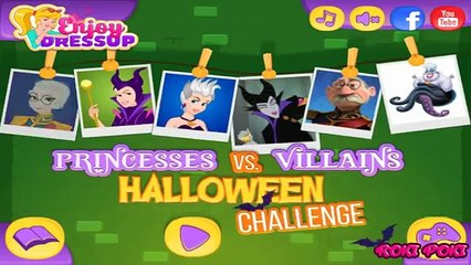 下载视频: Juegos de Disney Princesas - Princesas vs. Los villanos desafío en Halloween