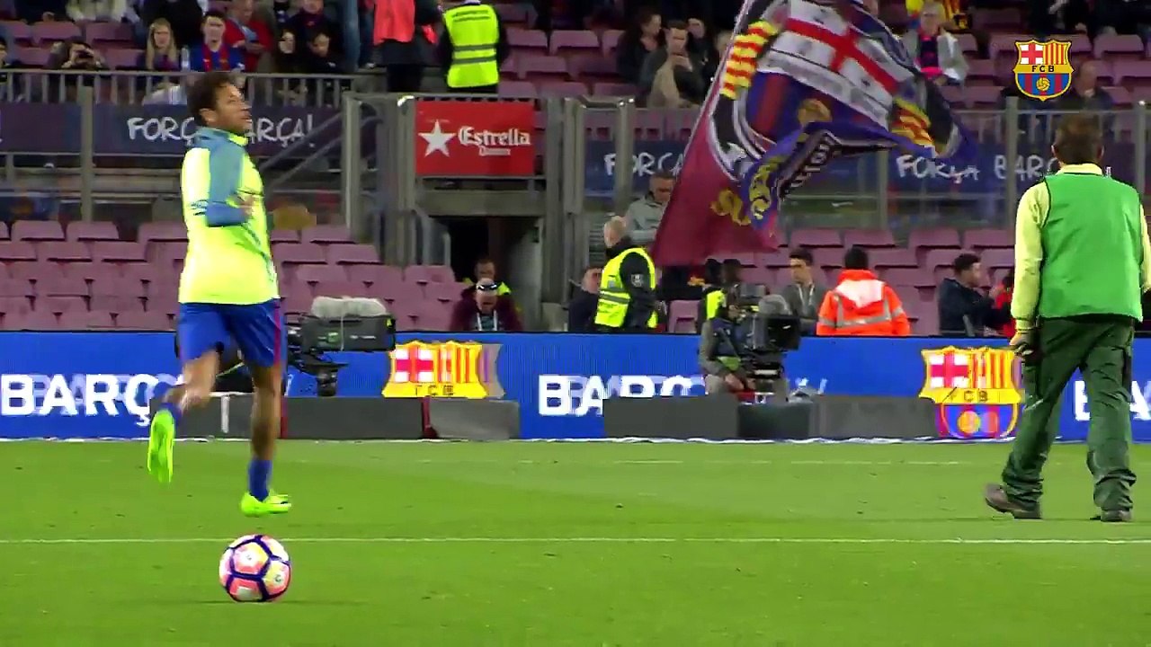 Quand Neymar fait la misère à un jardinier du Camp Nou