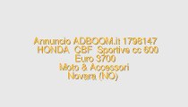 HONDA  CBF  Sportive cc 600