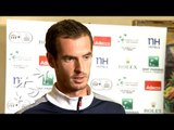 Andy Murray looking forward to the tie against USA