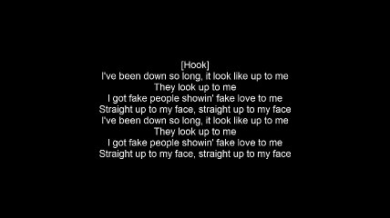 Drake - Fake Love (Lyrics)