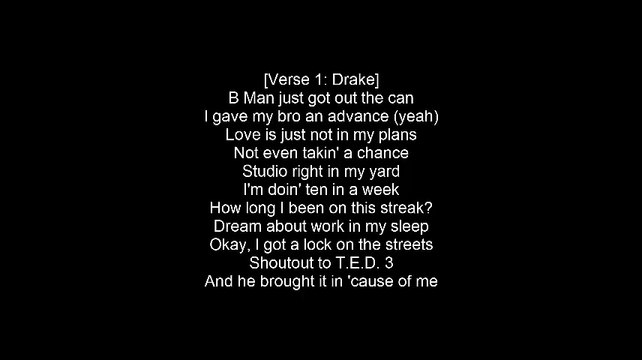 Drake feat. Giggs - KMT (Lyrics)