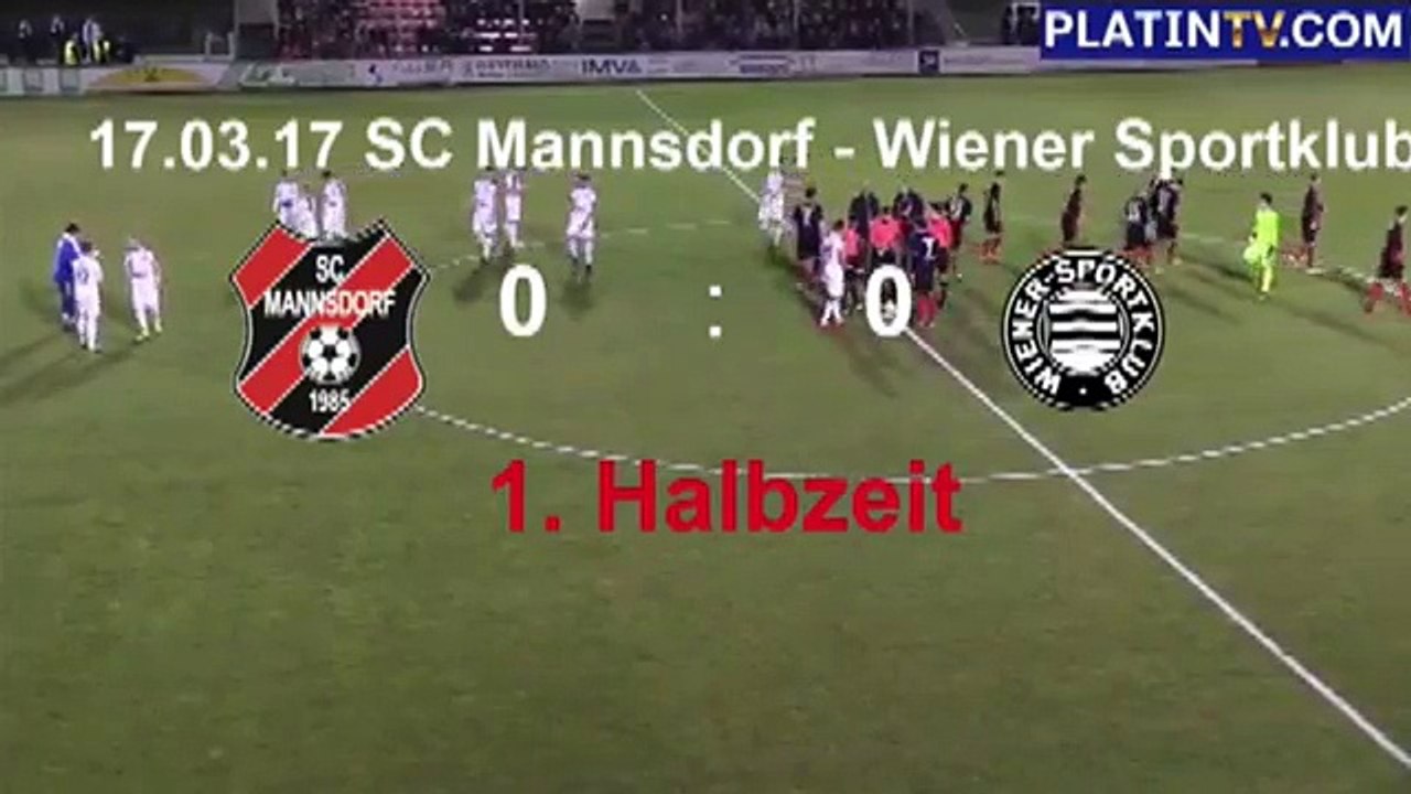 Mannsdorf 2:1 Wiener SK (Austrian Regionalliga (East). 17 March 2017)