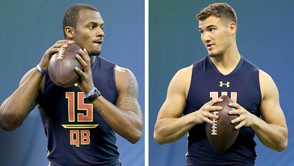 Where do GMs rank Trubisky among this year's QBs?