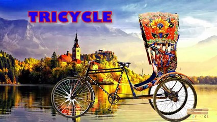 Learning Street Vehicles Names and Sounds for kids - Learn Cars, Trucks, Tractors, Ambulan