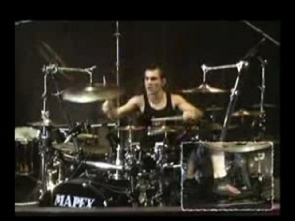 Franky Costanza démo batterie Dagoba