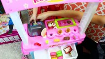 GROCERY STORE FOOD STAND & Ice Cream Lemonade Cart Shopping   Wooden Food Toys by DisneyCa