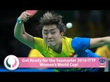 Get Ready for the Seamaster 2016 ITTF Women's World Cup