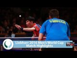 2016 Men’s World Cup Highlights I Vladimir Samsonov vs Lee Sangsu (R16)
