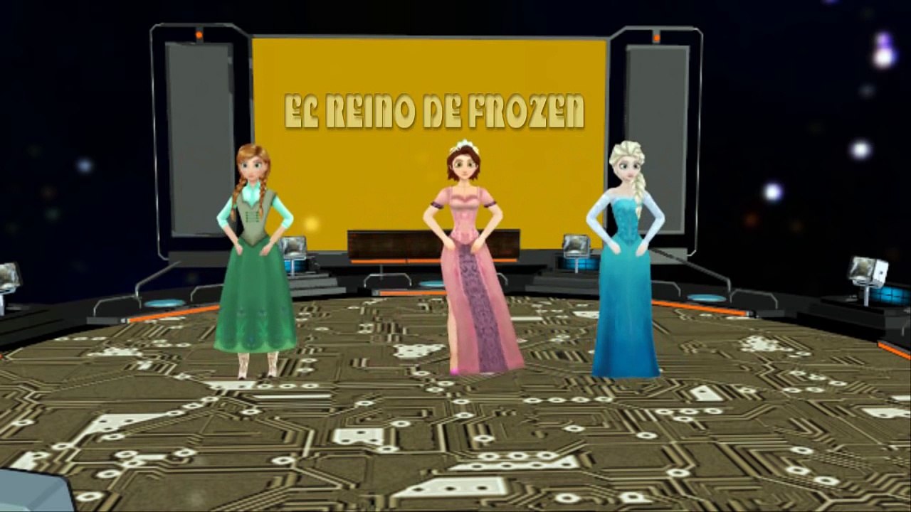 Rapunzel Elsa y Anna Cancion Infantil [Levan Polka] - Frozen Canciones infantiles Hola chi