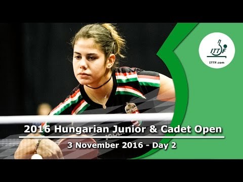 2016 ITTF Hungarian Junior & Cadet Open - Day 2