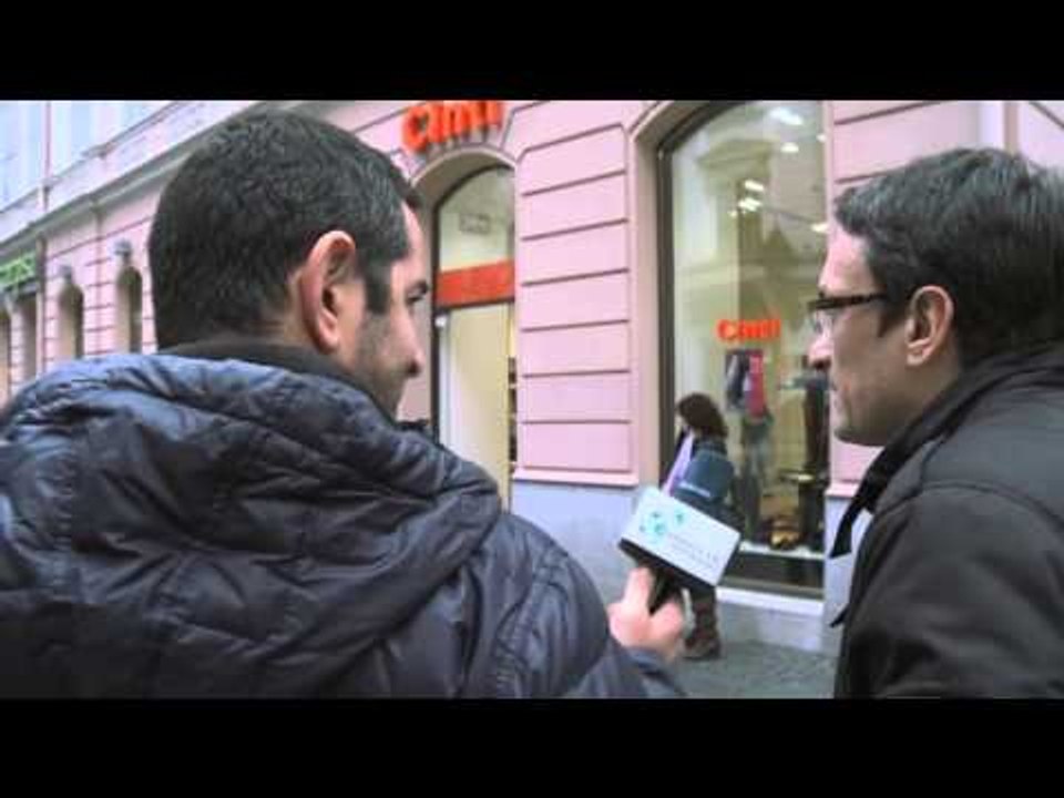 Davis Cup fever in downtown Belgrade