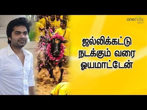 ஜல்லிக்கட்டுக்காக போராடும் சிம்பு | Simbu Supports Jallikkattu- Oneindia Tamil