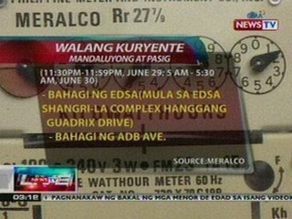 NTL: Power Interruption (June 29-30, 2012)