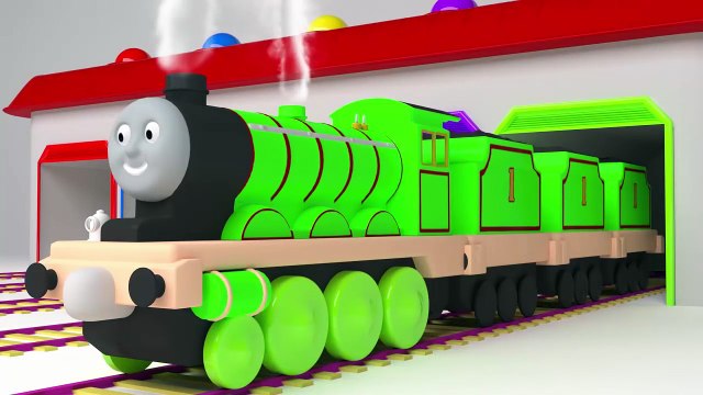 Numbers & Colors for Children to Learn with Thomas Train Vehicles 3D Colours for Kids Lear