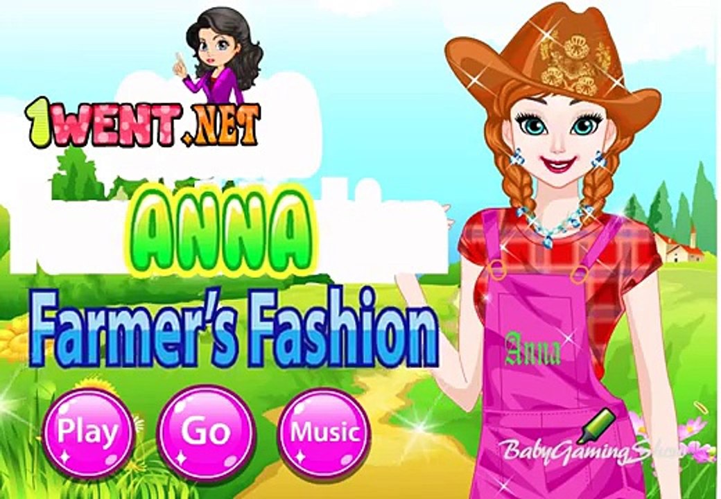 Анна Детка ребенок Лучший Лучший дисней фермер Мода для замороженный замороженные Игры девушки Принцесса