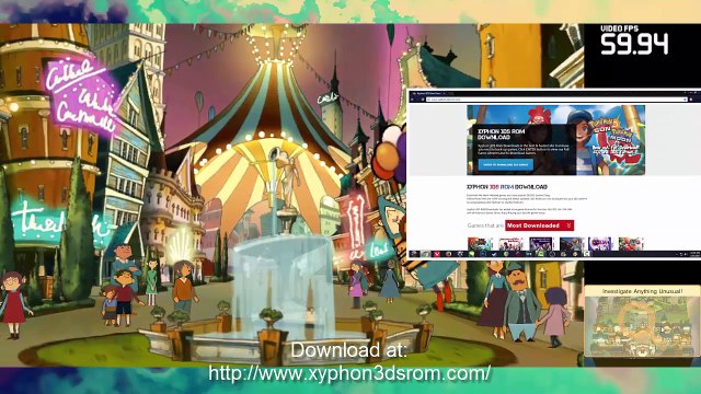 Professor Layton and the Miracle Mask 720p HD Gameplay Citra Emulator[DOWNLOAD-ROM]