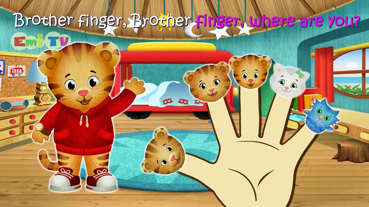Daniel Tiger Winter Finger Family Nursery Rhymes Lyrics─影片 Dailymotion