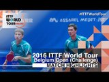 2016 Belgium Open Highlights: Alexey Liventsov/Mikhail Paikov vs Adam Szudi/Tamas Lakatos (Final)