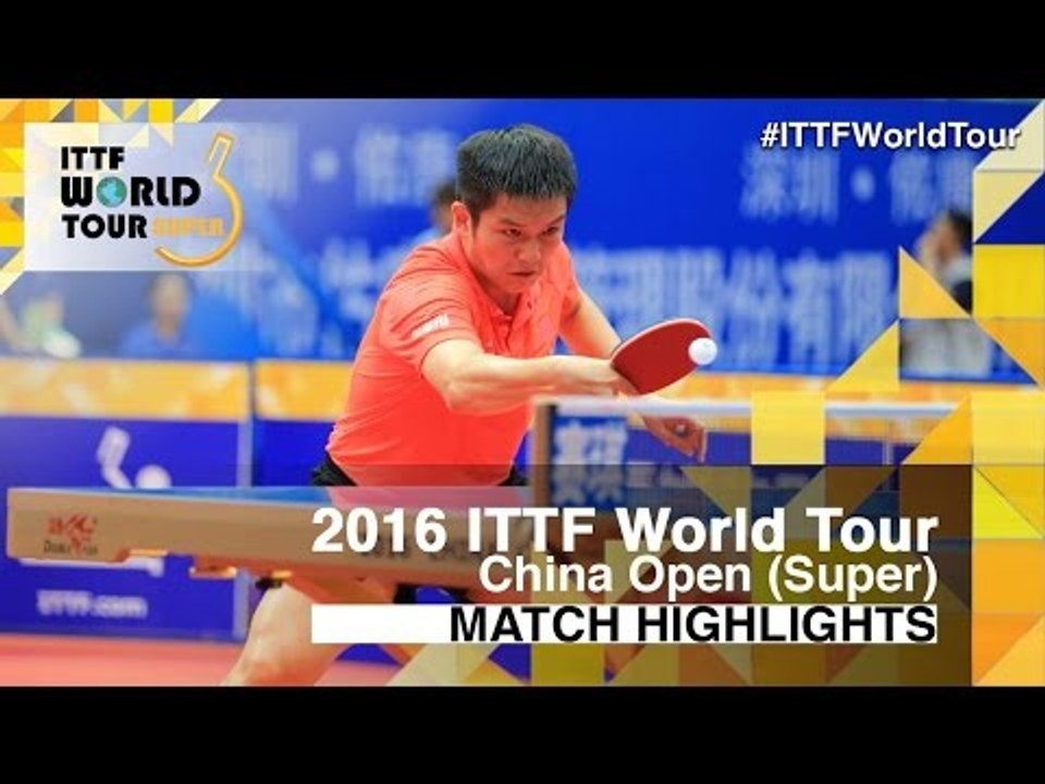 2016 China Open Highlights: Fan Zhendong vs Wong Chun Ting (1/2)