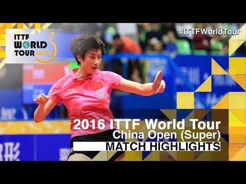 2016 China Open Highlights: Ding Ning vs Chen Meng (1/2)