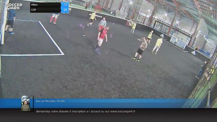 But de Nicolas (10-24) - Hilton Vs CSF - 21/03/17 20:00 - Ligue Printemps 17 Poule B