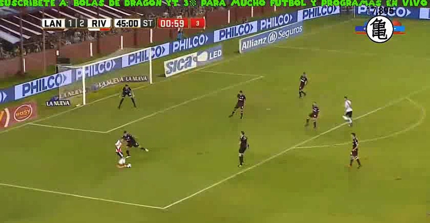 Carlos Auzqui Goal HD - Lanús 1-3 River Plate 22.03.2017