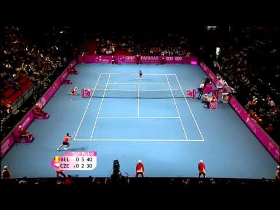 Fed Cup Highlights: Belgium 2-3 Czech Rep