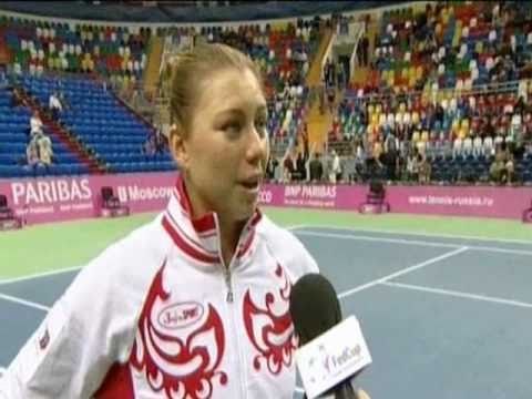 Fed Cup Interview: Vera Zvonareva