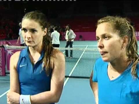 Fed Cup Interview: Iveta Benesova and Barbora Zahlavova Strycova