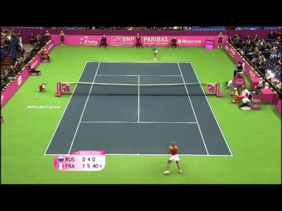 Fed Cup Highlights: Russia 3-2 France