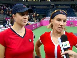 Fed Cup Interview: Alisa Kleybanova and Svetlana Kuznetsova