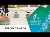 USA v Canada | Wheelchair curling | Sochi 2014 Paralympic Winter Games