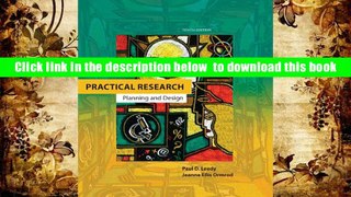 Read Online  Practical Research: Planning and Design (10th Edition) Paul D. Leedy For Ipad
