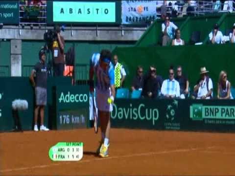 Official Davis Cup Highlights: Monaco (ARG) v Tsonga (FRA)