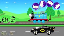 Томас поезд против Бэтмен молния Маккуин дисней легковые автомобили поезда для Дети
