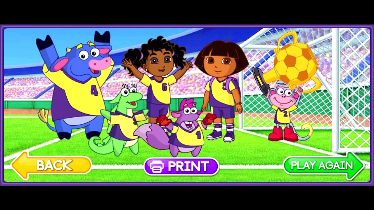 Doras Super Soccer Showdown | Dora the Explorer for Kids - Full Episode Cartoon Game in E