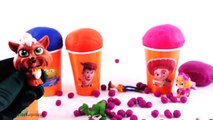 Toy Story 4 Clay Foam Surprise Eggs Cups Play-Doh Dippin Dots Toy Surprises Learn Colors