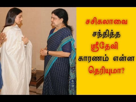 சசிகலாவை சந்தித்த ஸ்ரீதேவி | Sridevi met VK Sasikala- Oneindia Tamil