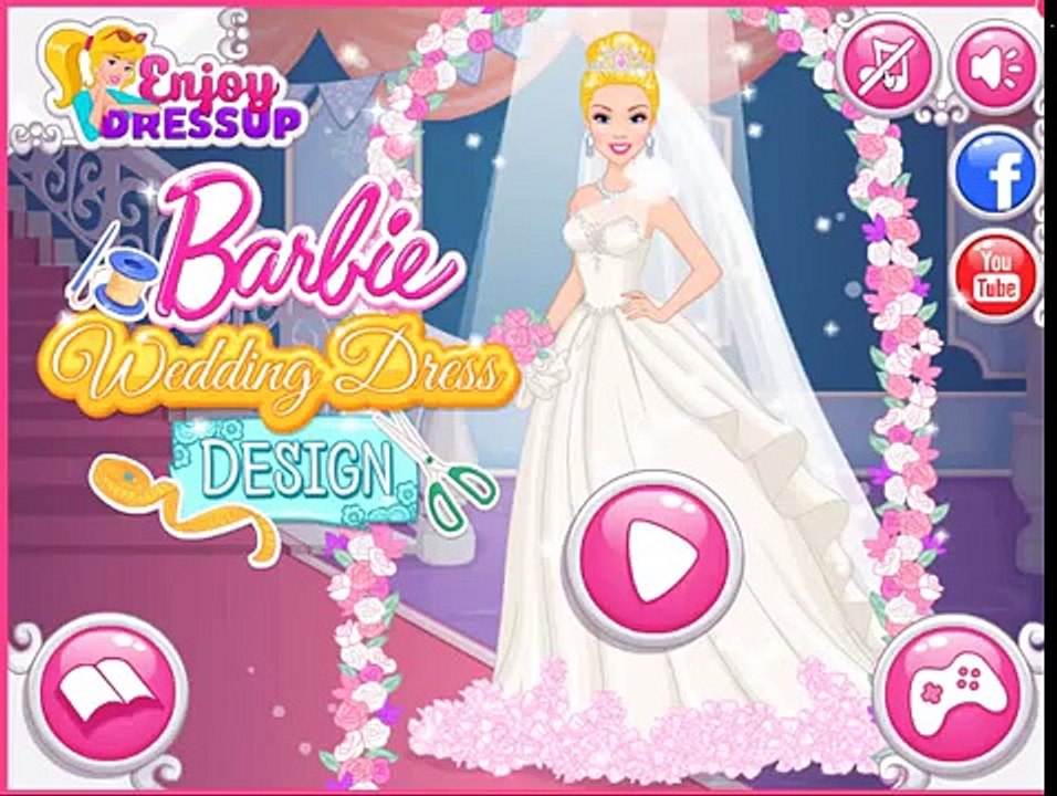 Disney Barbie Game - Barbie Wedding Dress Design. Barbie Games. Full Episodes. #Dora_games
