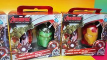 Avengers Assemble Kinder Egg Surprise Toys - Captain America Hulk Iron Man Spiderman Toys