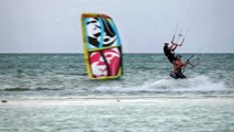 Kitesurfing double