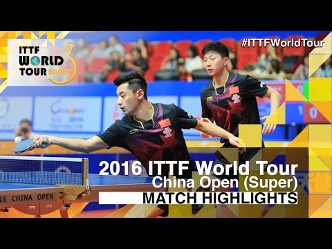 2016 China Open Highlights: Ma Long/Zhang Jike vs Koki Niwa/Yuya Oshima (1/2)