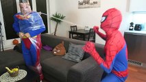 Spiderman vs Superman - Real Life Superhero Battle! Death Match Fight