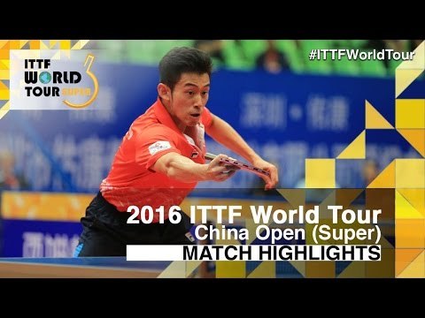 2016 China Open Highlights: Xu Xin vs Wong Chun Ting (1/4)
